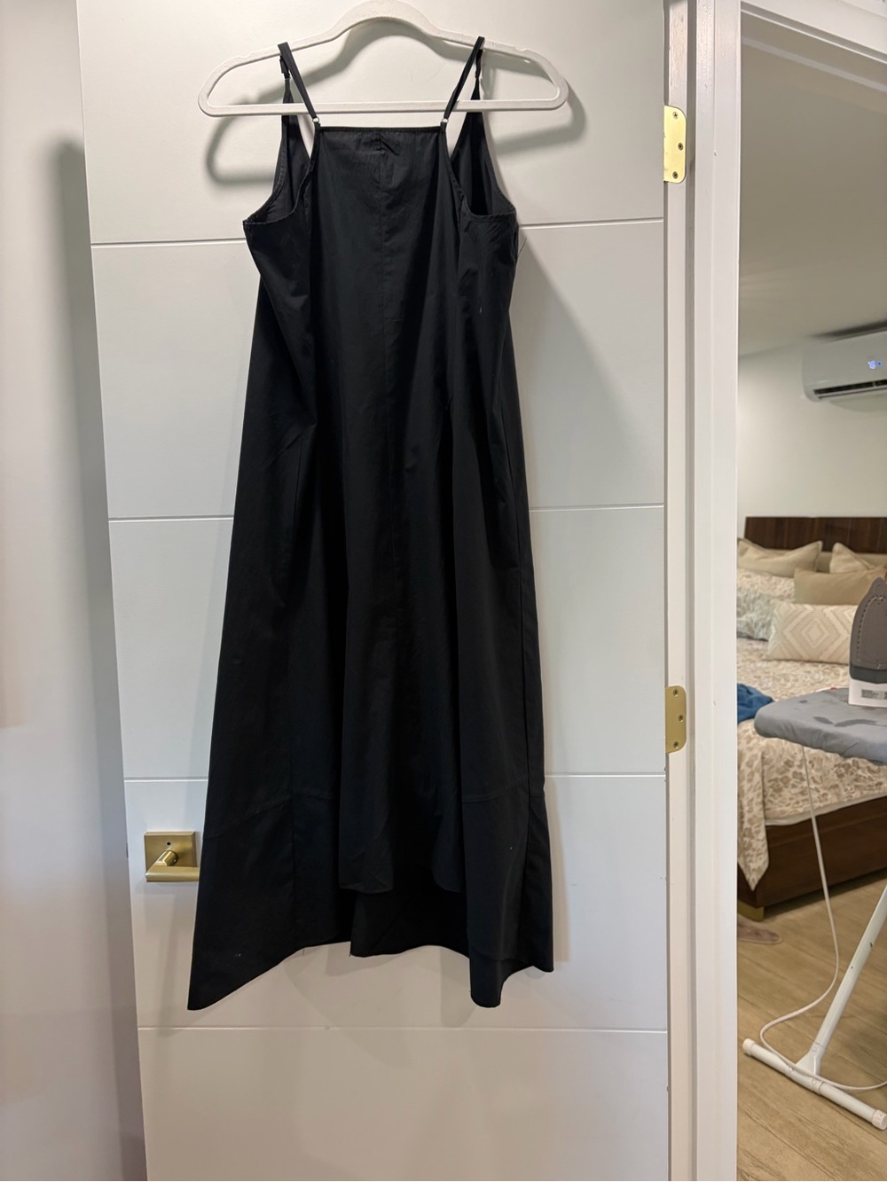 Alexander Wang Black Spaghetti-Strap Midi Dress